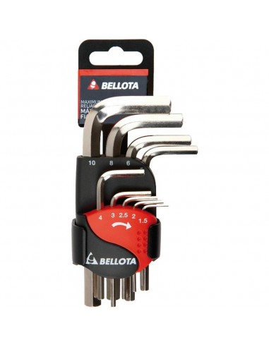 Juego 9 Llaves Allen Niqueladas 