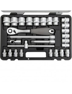 Juego 27 Piezas Llaves de Vaso 1/2  2