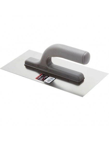 Llana recta de acero inoxidable con mango abierto