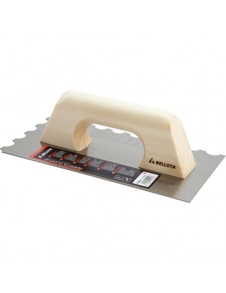 Peine diente radio con mango de madera 10 mm / 587