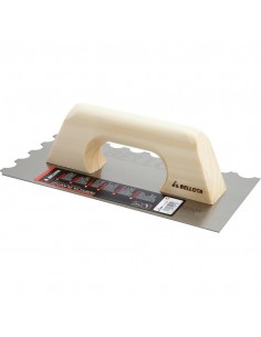 Peine diente radio con mango de madera 10 mm / 587 2