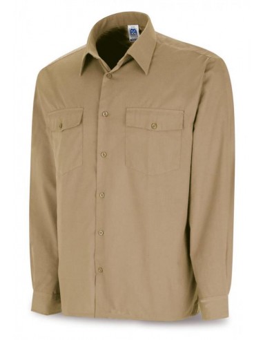 CAMISA TERGAL C/ BOLSILLO M/ L