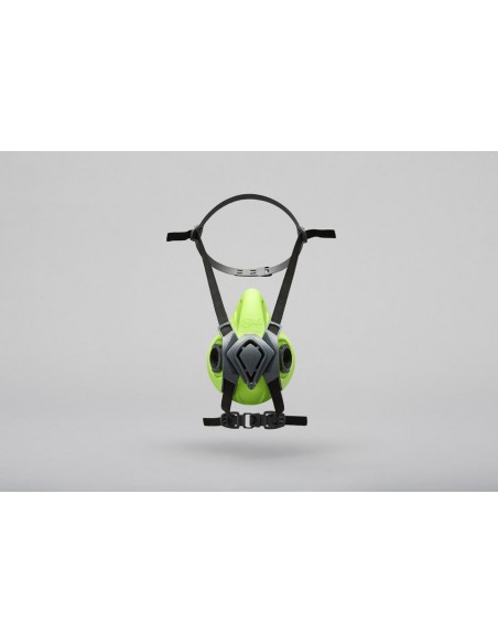 Media máscara con conexión de bayoneta