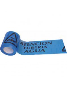 Cinta De Señalización Subterránea Tubería Agua 