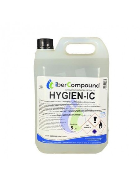 Bidón hidroalcohol IC de 5 ltrs
