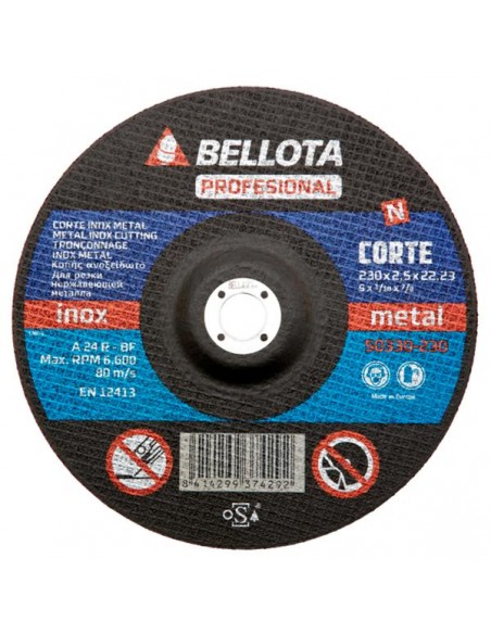 Disco corte Bellota 50330-115/2 4