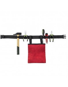 BOLSA PLANA DE CUERO