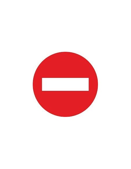 Señal PROHIBIDO MOPU disco 60 cm Reflex I