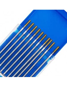 Paq  Electrodo Tugsteno Dorado 2 4 mm 