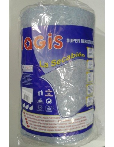 Rollo bayeta punto azul 