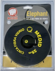 CINTA MÉTRICA FIBRA DE VIDRIO 25 Mtrs