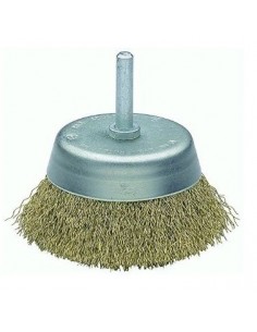 Cepillo taza latonado alambre 