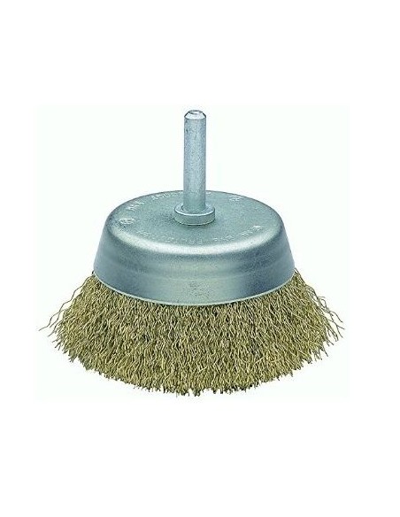 Cepillo taza latonado alambre 