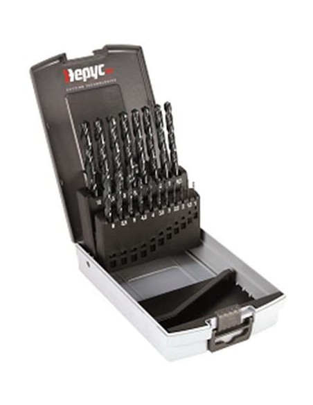 Juego de brocas HSS de 1 a 10 mm con 0 5