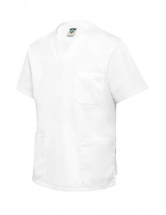 Casaca SANITARIA  Growing fit  cuello pico 