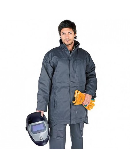 PARKA TEJIDO ANTIESTATICO PKRAT con BANDAS REFLECT