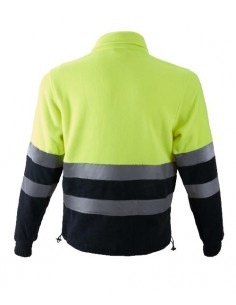 FORRO POLAR CREMALLERA ENTERA DE ALTA VISIBILIDAD  2