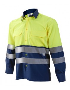 CAMISA DE MANGA LARGA DE ALTA VISIBILIDAD COMBINAD