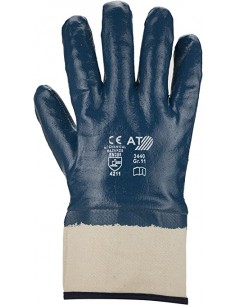 GUANTE NITRILO AZUL 3440