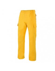 PANTALON AMARILLO MULTIBOLSILLO 