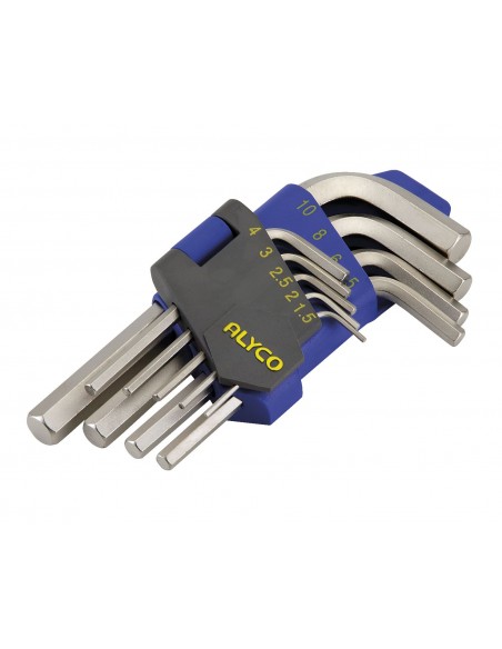 Juego llaves allen 9 pzas 