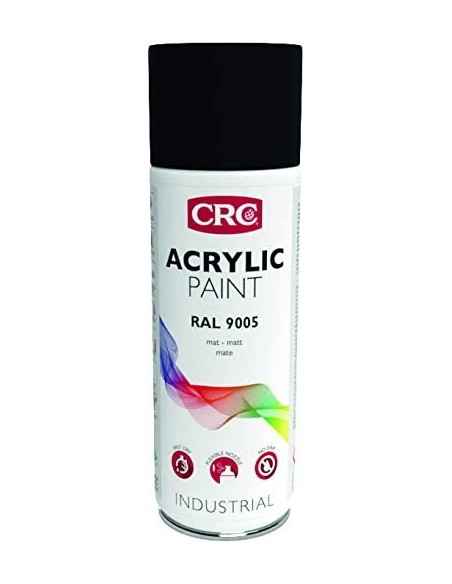 Bote Pintura Spray Negro 400 mm Mate