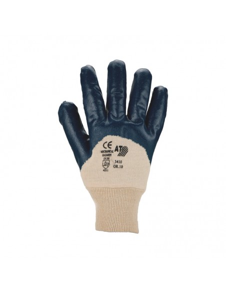 Guante Nitrilo base algodón 