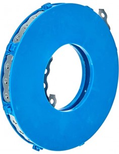 Cinta perforada curva  Galva   12 x 0 8 x 10  