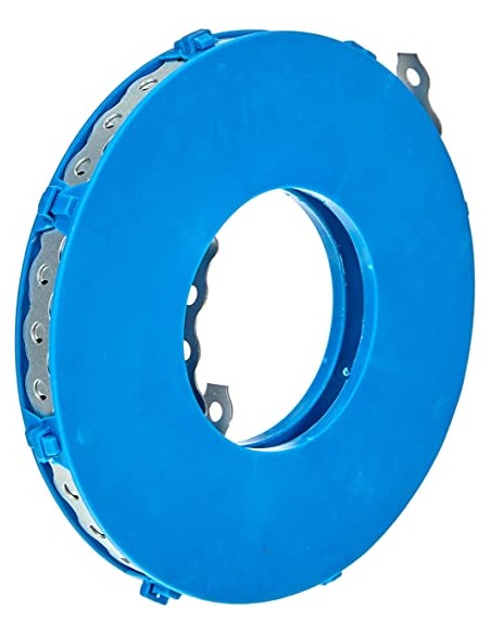 Cinta perforada curva  Galva   12 x 0 8 x 10  