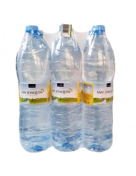 Paq  Botella de agua mineral de 1 5 Ltrs 