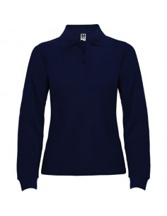 POLO ESTRELLA WOMAN MARINO Manga larga