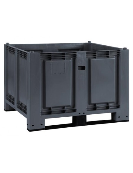 CONTENEDOR DE PLASTICO APILABLE DE USO INDUSTRIAL