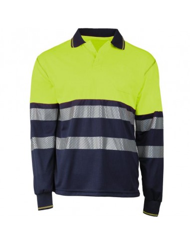 POLO DRAGO PLUS- AMA/MARINO MANGA LARGA 