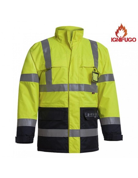 PARKA IGNIFUGA AV AMARILLO/MARINO