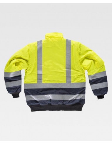 Cazadora acolchada e impermeable desmontable