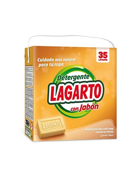 DETERGENTE LAGARTO AL JABON 35 LAV 