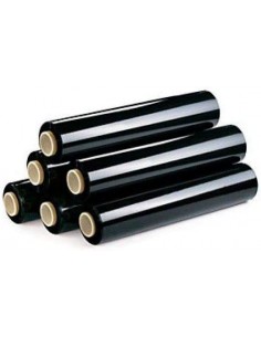Rollo plástico de paletizar negro