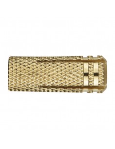 Taco de latón para fijaciones ligeras M8 x 28 Ø10