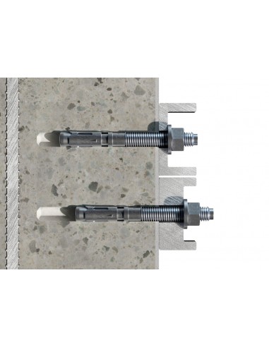 Anclaje macho para cargas altas M6 x 55 Ø6
