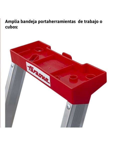 Escalera de tijera 7 Peldaños USO PROFESIONAL