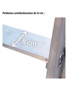 Escalera multiuso de 3 tramos 11 12 12 2