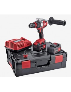 Atornilladora percutora perforadora c/ batería 18v