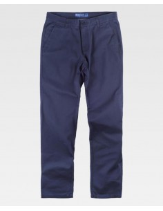 Pantalón recto de algodón 