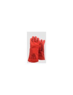 GUANTE SOLDADOR ROJO HILO KEVLAR GS001R 