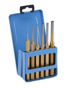 Juego De 6 Botadores Cilíndricos En Caja Métalica 2