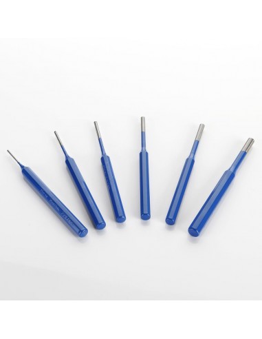 Juego De 6 Botadores Cilíndricos En Caja Métalica