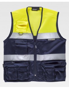CHALECO bicolor multibolsillo 