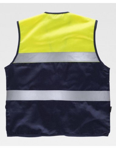 CHALECO bicolor multibolsillo 