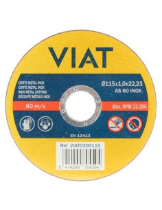 Disco de corte Abrasivos INOX 115 *2 4 *22 23