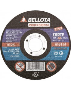 Disco corte Bellota 50300-125/1 inox